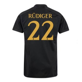 Camisetas Real Madrid Rudiger 22 Tercera 2023-24 - Hombre
